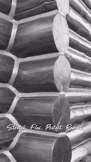 Logs move. Chinking that moves with them? That’s the difference between comfort and callbacks. If you own a log home, chinking isn’t just a detail, it’s part of what keeps the house comfortable, efficient, and durable. Think less decorative, more functional. 🤎 Logs naturally expand, shrink, and settle as seasons and moisture change (New Year’s resolutions would be so much easier if that were true for us. Can we get an amen? We digress). 😏 That movement is normal. What isn’t normal is rigid mat