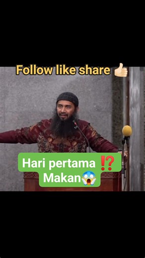 Hari pertama ⁉️⁉️⁉️ makan😱😱😱 #ceramahsingkat #nasihatdiri #reel #jangkauanluas #IslamicReminder #DailyReminder #SelfReflection #FYP #ViralReels | Program santuuuy