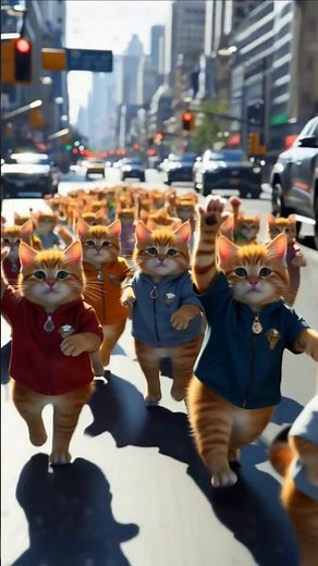 🐾 Funny Cat Parade Takes Over the City Streets | March of the Cats 2025 🐱✨