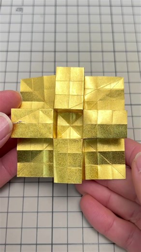 Origami Cross with Hole Tutorial by Tomoaki Hamanaka
