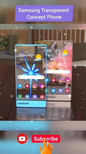 The FUTURE is Here: Samsung Transparent Phone! 🤯#techshorts #androidphone #techshorts
