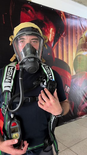 SCBA MSA G1 🧑🏻‍🚒🤩 TECNOLOGIA A SERVIÇO DA VIDA 💙 #firedays #tecnologia #msa #msasafety #rescuetreinamentos #rapidinterventionteam #firefighter #bombeiros