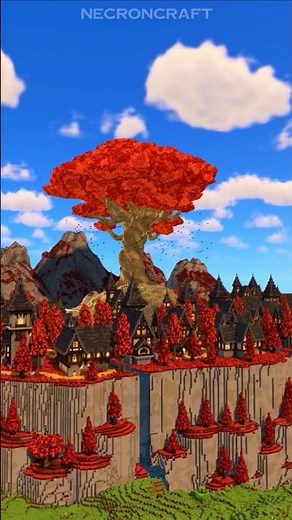New red biome! Find it a name | Minecraft Timelapse #minecraft #minecraftbuilding #minecraftbuild