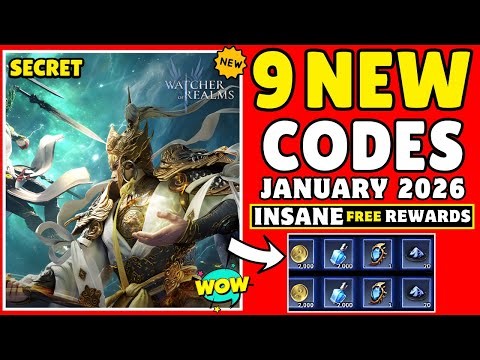 ⭐Latest And Updated⭐ Watcher Of Realms Redeem Codes January 2026 || Watcher Of Realms Codes 2026