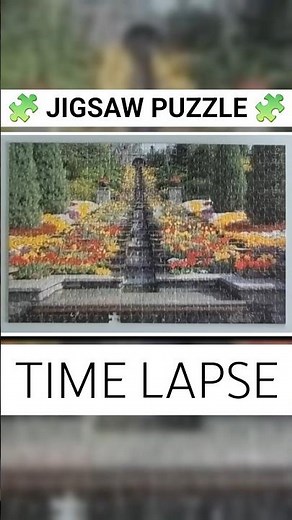 500 Piece Jigsaw Puzzle Time Lapse