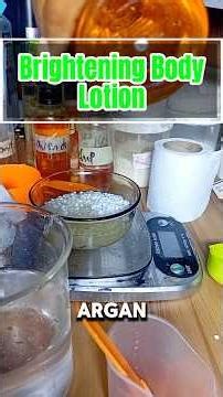 DIY Brightening Body Lotion That Actually Works #skincare #DIY #glow