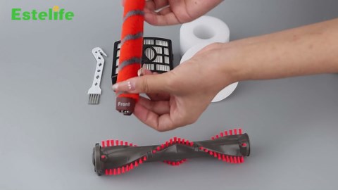 UV810 Roller Brush Vacuum Filter Replacement Parts for Shark DuoClean NV801, NV800, NV800W, NV801Q, NV803, Powered Lift Away Speed Upright Vacuum, Part # 1147FT800 & 1148FT800 & XHF680 & XFF680