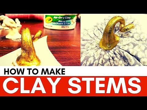 How to make a Pumpkin Stem | Let's Craft