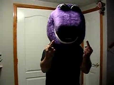 Barney the Purple Dinosaur Snaps and Goes Crazy on Kids