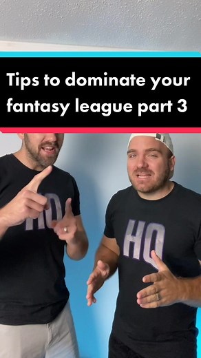 Part 3! Follow us to dominate your league! #fantasyfootball #fantasyfootballhq