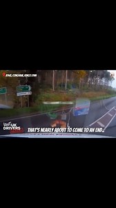I closed my eyes and waited for the impact 😱😱🚛 #driving #dashcam #trucks #roadtrip | Idiot UK Drivers Exposed