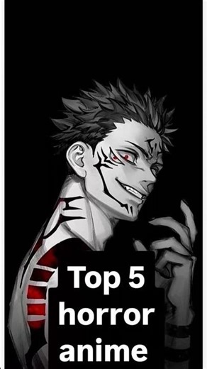 #animetop 5 horror anime #dark #anime #best #phonk #music #jujutsukaisen #oldboy #anime video..