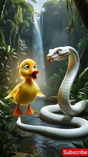 Brave Duck vs Dangerous Snake 🐍 | Smart Wins Over Strength 💥 #bome #umo