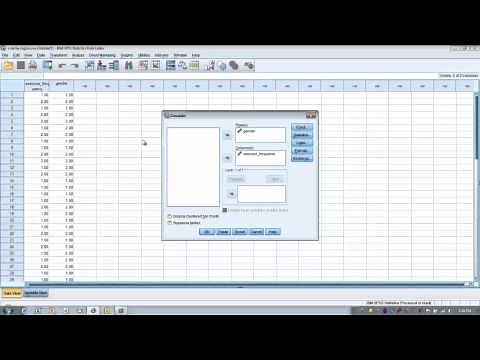 How to Use SPSS:Chi Square Test for Independence or Crosstabulation (2x2)