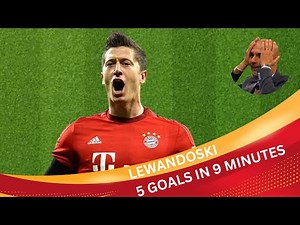 LEWANDOSKI SHOW 5 GOALS IN 9 MINUTES🤯☠️