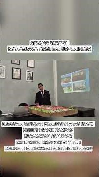 SIDANG SKRIPSI PROGRAM STUDI ARSITEKTUR-UNIFLOR