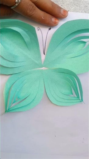 easy and beautiful paper craft paper butterfly 🦋💡#viral #craft #art #youtube #shorts #yt#craft