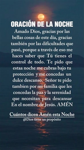 Oración de la noche 🙏🌃 | Blas Luna