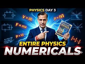 Day 3 | ICSE Physics Class 10 | Entire Physics Numericals | ICSE Class 10 | ‪@sirtarunrupani‬​