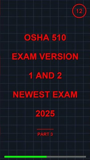 Osha 510 Exam Version 1 And 2 Newest Exam 2025