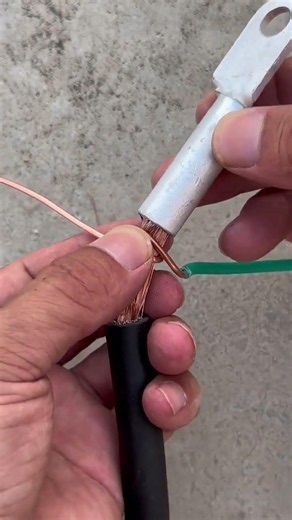How To Join Electrical Wires Securely | Simple And Strong Method #shortvideo #wireworkslearn