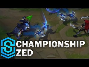 Championship Zed Skin Spotlight - Pre-Release - League of Legends