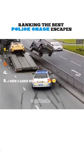Ranking the best police chase escapes👮‍♀️
