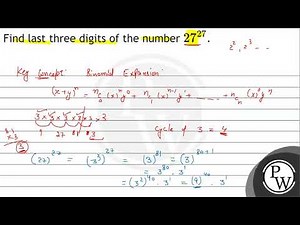 Find last three digits of the number \\( 27^{27} \\).