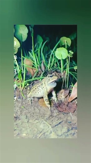 A Male Frog Attempts to Attract a Female Frog, Frog Romance