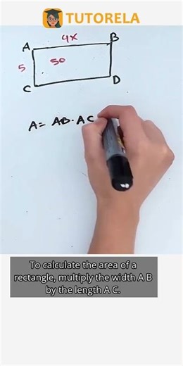 Solve for X: Rectangle Area and Length 4X Explained! #Math #Rectangles #AreaOfARectangle