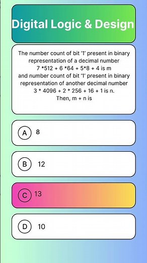 Practice Question 1 | Digital Logic & Design