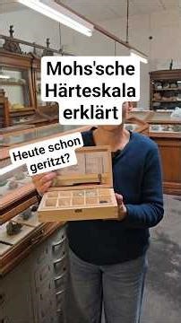 Kratzen erlaubt! 🪨✨ Hast Du schon mal die Härte deines Minerals mit der Mohs Härteskala geritzt?