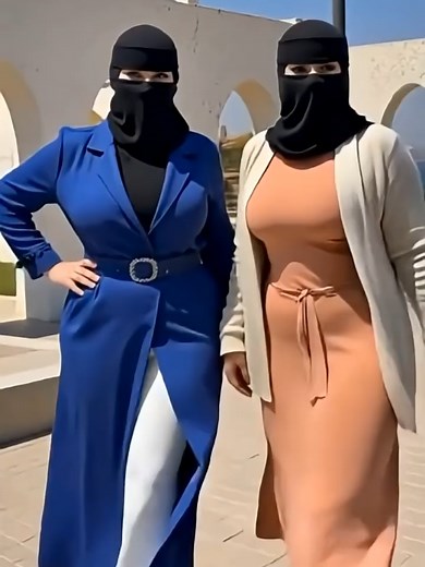 Arabian Elegance Walk: Niqab Fashion Showcase