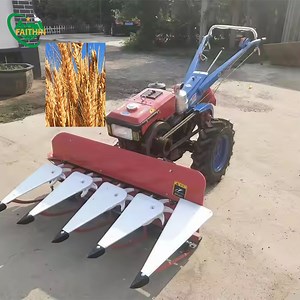 [Hot Item] Reaper Farming Equipment Agricultural Walking Harvester Corn Maize Wheat Reaper Machine