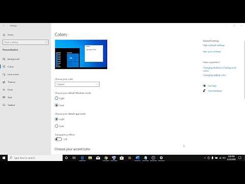 How to Change Taskbar Color to Black On Windows 10