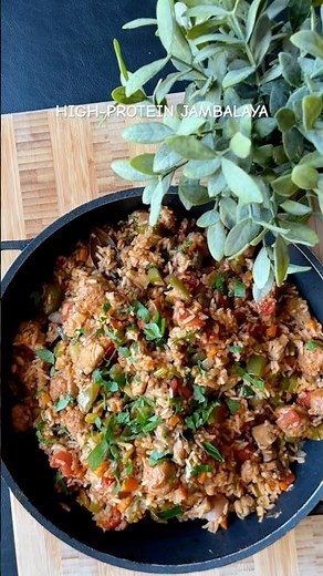 Easy High-Protein Jambalaya | One-Pan Chicken & Sausage Recipe