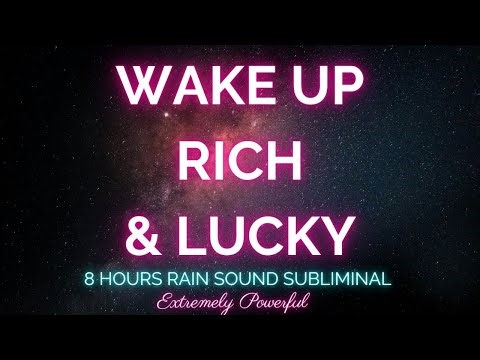 Lucky MONEY MAGNET Subliminal | Attract Wealth While You Sleep | POWERFUL Affirmations 8 Hours