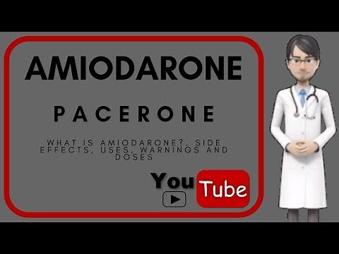 💊 what is AMIODARONE used for?. Dosage, warnings, uses Side effects of amiodarone (Pacerone).💊