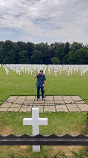Walk Among Heroes on Instagram: "Mr, Clanton honors the great General George S. Patton by visiting his gravesite today in Luxembourg. #dday #NormandyTrip #WW2History #NormandyInvasion #DdayAnniversary #WW2Travel #NormandyBeaches #DdayLandings #WW2Normandy #NormandyTour #DdayMemorial #WW2Sites #NormandyHistory #Dday75 #WW2Traveler #NormandyBattlefields #DdayTour #WW2Remembrance #NormandyExperience #DdayHistory #omahabeach #dday79 #britishhero #britishveteran #WWIIBritishArmy #BandofBrothers #N4OH