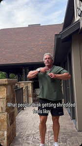 1.3K views · 8.2K reactions | Real truth is being totally shredded doesn’t feel great. I’ve found I feel my best above 10% body fat, but, we gotta get super shredded for the show. #bodybuilding #bodybuildingmotivation #bodybuilder #shredded #shred | Mike Schmutz / Silver Bodybuilder | Facebook