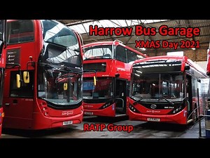 Harrow Bus Garage Tour (2021)🚌– London Sovereign – Christmas Day