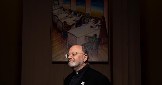 For hundreds of coronavirus patients, this man was their only visitor.