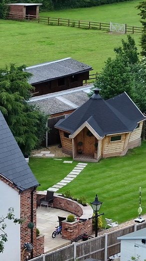 3K views · 27 reactions | Garden Pub inspiration: The Turtle's Head  With a cosy indoor BBQ and a bar for pulling pints- this is the perfect place to kick back and relax after a long day!   https://www.arcticcabins.co.uk/product/large-arctic-bar/ #ArcticCabins #ArcticBar #BBQCabin #BBQHut #GardenBar #GardenPub #HomeBar | Arctic Cabins Ltd | Facebook