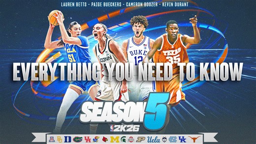 NBA 2K26 Season 5 Adds College Themed Content