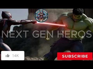 Vision Attacks Hulk Leaser Beam