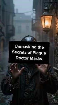 Unmasking the Secrets of Plague Doctor Masks #history #facts