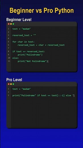Beginner vs Pro Python Code 💻 | Same Problem Different | Python Tutorial Hindi #python #coding