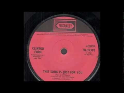 Clinton Ford 'This Song Is Just For You' 45 rpm