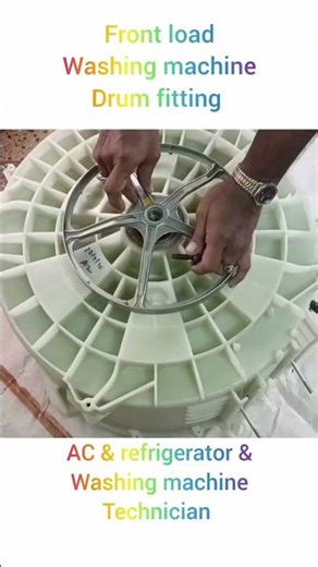 front load washing machine fitting #frontloadwashingmachinefitting #washingmachine