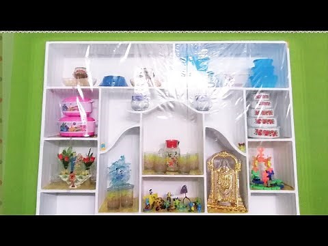 Showcase Decoration Idea 1||How to Decorat your Showcase